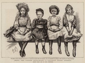 Entre os anarquistas de Londres, um discurso de sábado à noite
